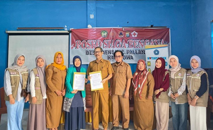 Prodi S1 Kesmas FKM UIT Adakan Penandatanganan MoA di Desa Taeng Kab.Gowa