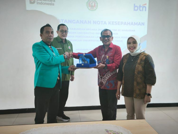 Penandatanganan Nota Kesepahaman Antara PT Bank Tabungan Negara (Persero) TBK KC Makassar dengan Universitas Indonesia Timur